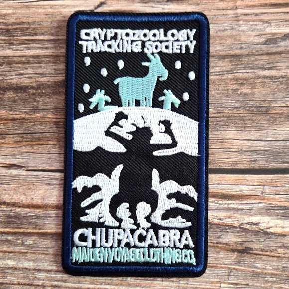 Chupacabra Cryptid Goat Sucker Monster Urband Legend Iron on Patch - Picture 1 of 2